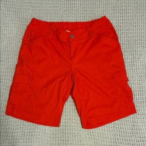 Duluth Trading Co Red/Orange Cargo Shorts